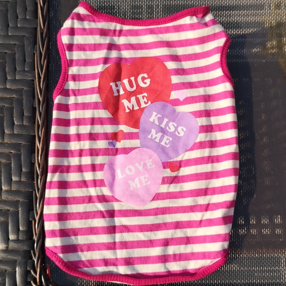 Dog Puppy Pet Tees T-shirts Lot of 2 Pink Summer Clothing - Picture 9 of 14